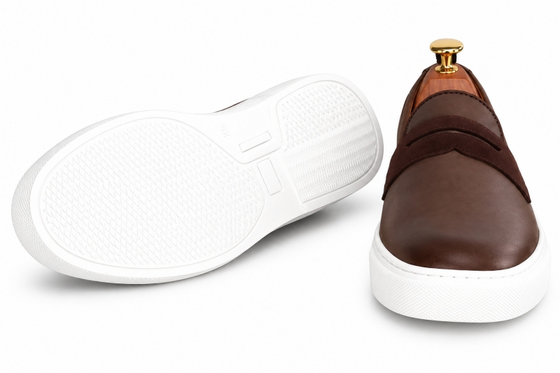 Loafers (Лофери) М беж шкіра 3302S Beige Conhpol