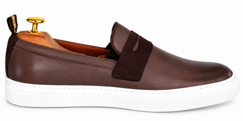Loafers (Лофери) М беж шкіра 3302S Beige Conhpol