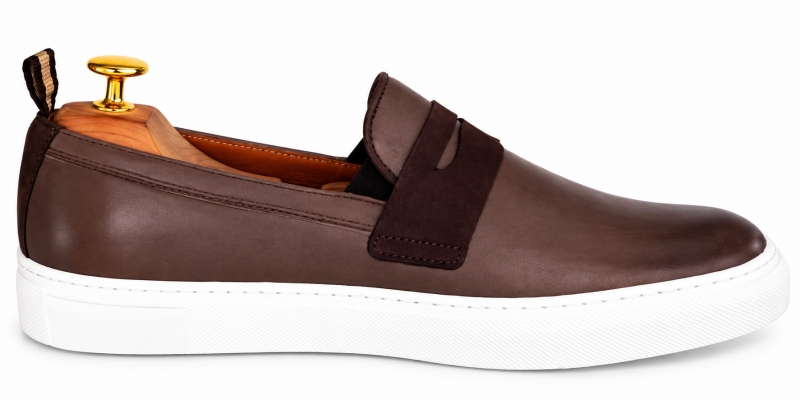 Loafers (Лофери) М беж шкіра 3302S Beige Conhpol