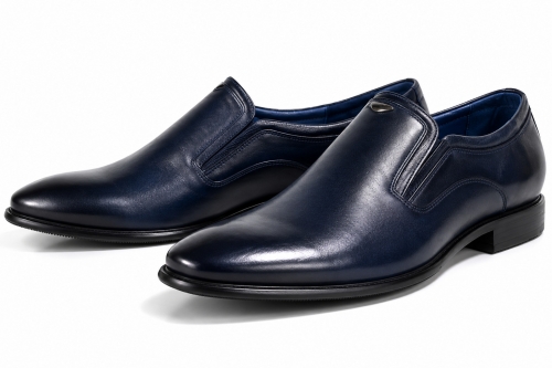 Slippers (Сліпери) М синій шкіра K01N-5-Q013/GB2243 blue Cosottinni 39(р)