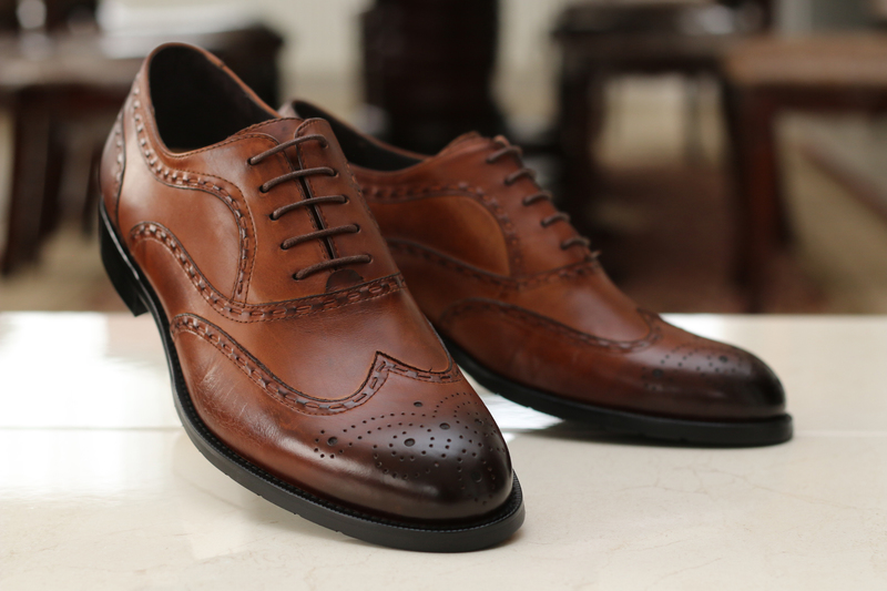 Brogue ( Брогі ) М Світло коричневий шкіра 21620N-208-985 COFFE Cosottinni