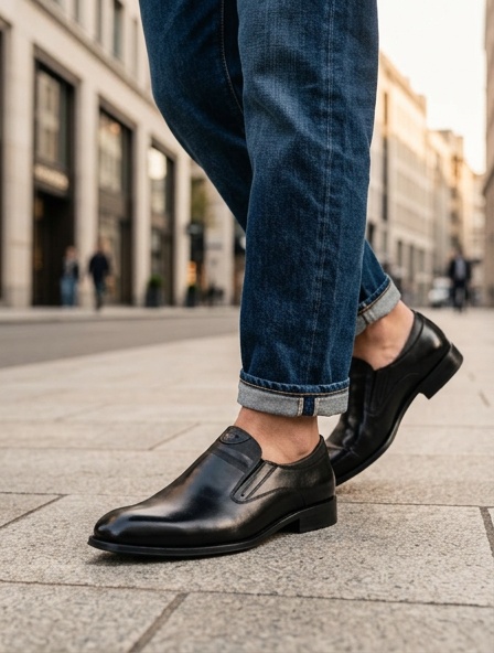 Slippers (Сліпери) М чорний шкіра D969N-50-5 BLACK Cosottinni 39(р)