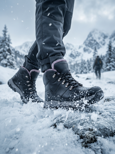 Winter boots (Черевики)  М  чорний шкіра 016-459 bllack IGUANA