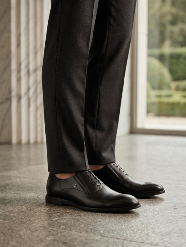 Oxfords (Оксфорди) М чорний шкіра 1623AN-0806 black Cosottinni 39(р)
