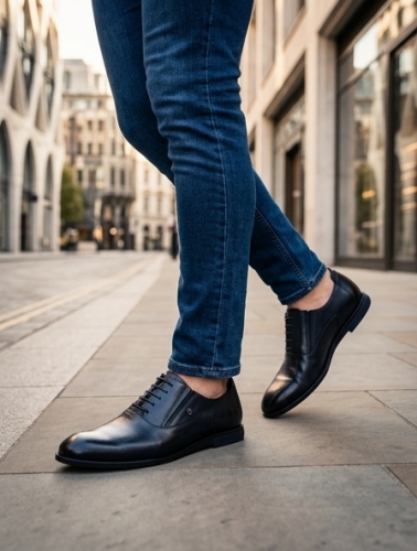 Oxfords (Оксфорди) М синій шкіра 1623AN-0807 BLUE Cosottinni 39(р)