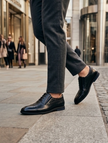 Oxfords (Оксфорди) М чорний шкіра 2055An-0201 Cosottinni 42(р)