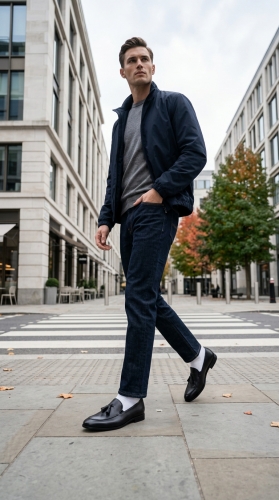 Loafers (Лофери) М чорний шкіра 21505N-25-020 NDKT-15K Cosottinni