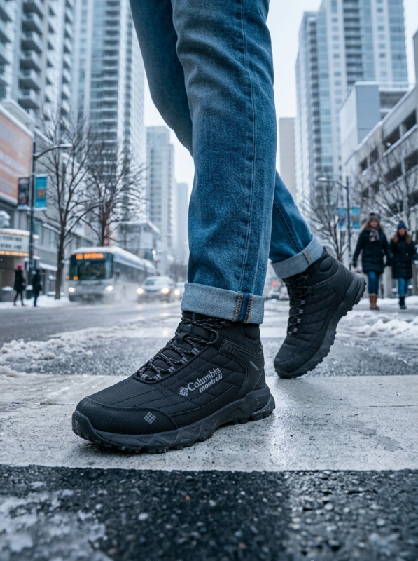 Winter boots (Черевики)  М чорний 100% поліестер A2667-3 