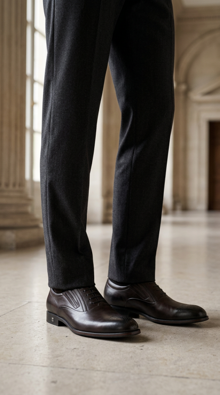 Oxfords (Оксфорди) М коричневий шкіра 629N-07A-Q014 COFFEE Cosottinni 43(р)