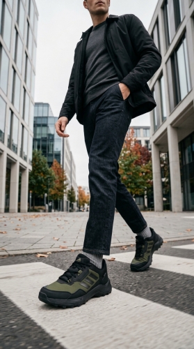 SNEAKERS ( КРОСІВКИ )   М хаки водовідштовхувальний поліестер A-9080-2 
