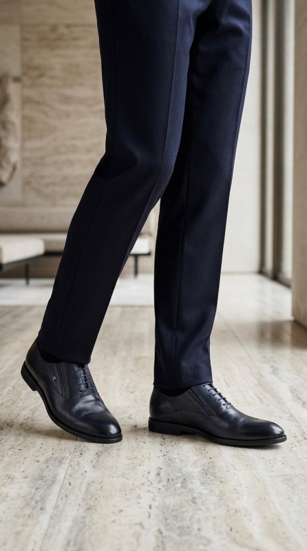 Oxfords (Оксфорди) М синій шкіра 1623AN-0807 BLUE Cosottinni 39(р)