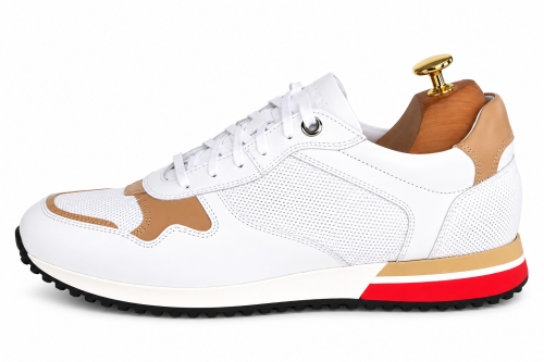 Sneakers (Кросівки) М білий шкіра D-3295S White Conhpol