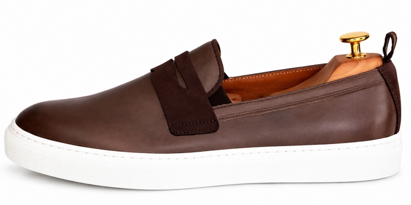 Loafers (Лофери) М беж шкіра 3302S Beige Conhpol