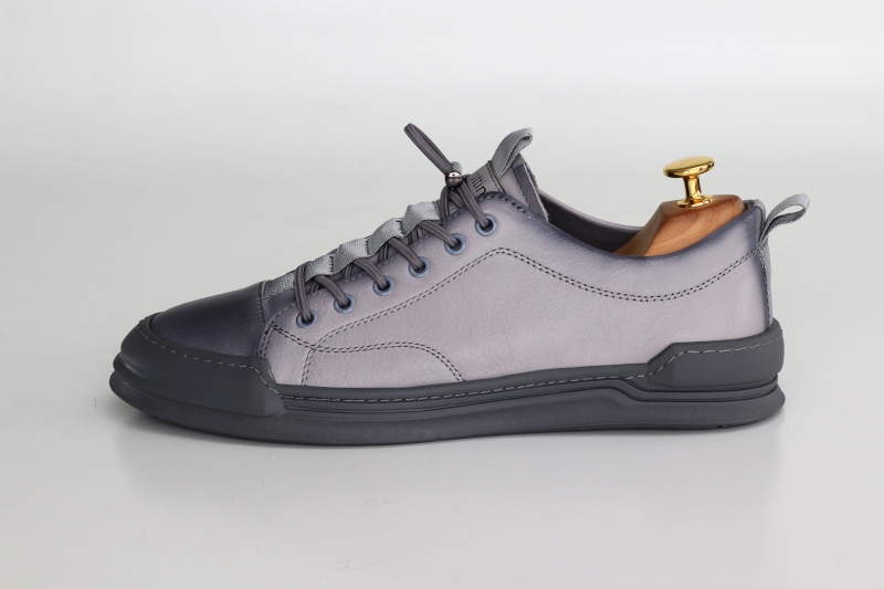 Sports shoes (Спортивне) М сірий шкіра FD8967N-J27 Cosottinni 40(р)