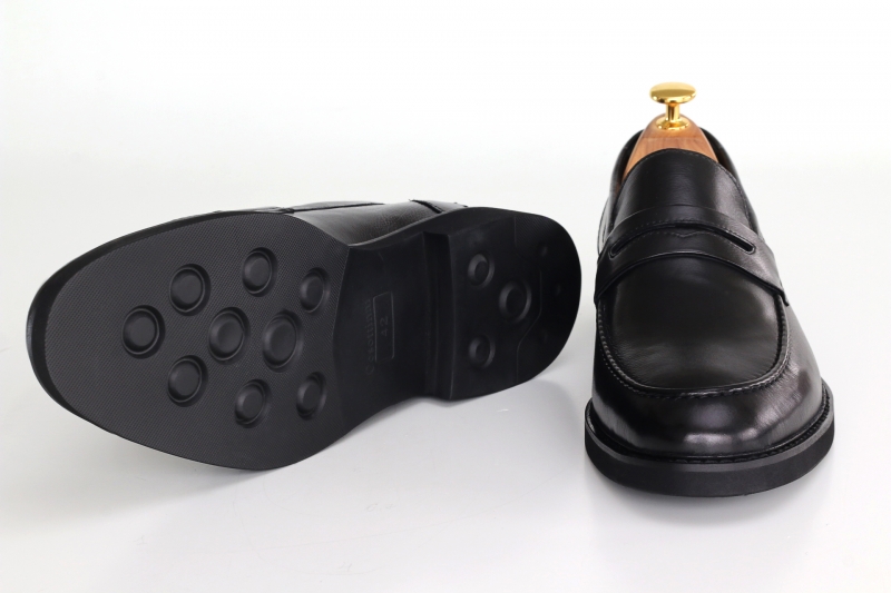 Loafers (Лофери) М чорний шкіра D993N-89-1 Black Cosottinni