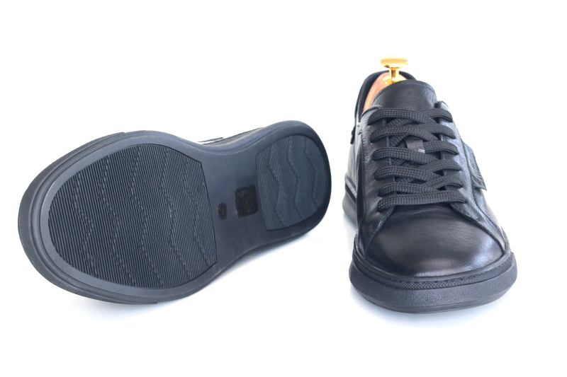 SPORTS SHOES ( КРОСІВКИ)  М чорний шкіра 2277AN-0207 Black Cosottinni