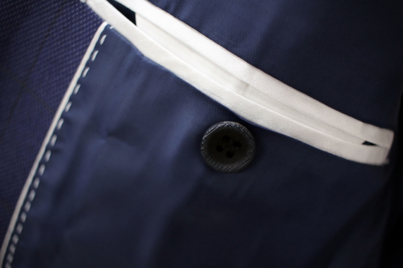 Чоловічий одяг Класичні костюми SLIM М синій 65 % POLY , 35% VISKON 1436 blue ZI.GANALI