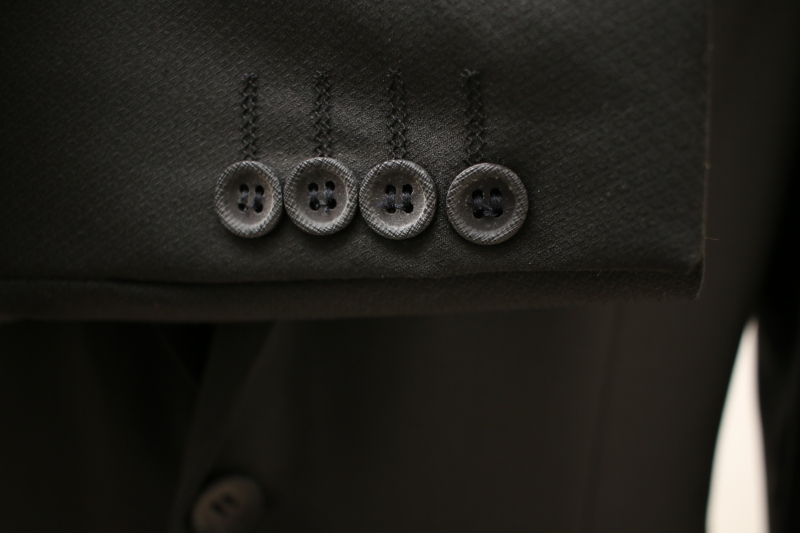 Чоловічий одяг Класичні костюми SLIM М чорний 65 % POLY , 35% VISKON 1432 BLACK ZI.GANALI