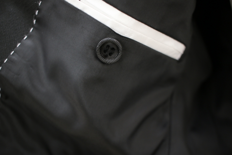 Чоловічий одяг Класичні костюми SLIM М чорний 65 % POLY , 35% VISKON 1432 BLACK ZI.GANALI
