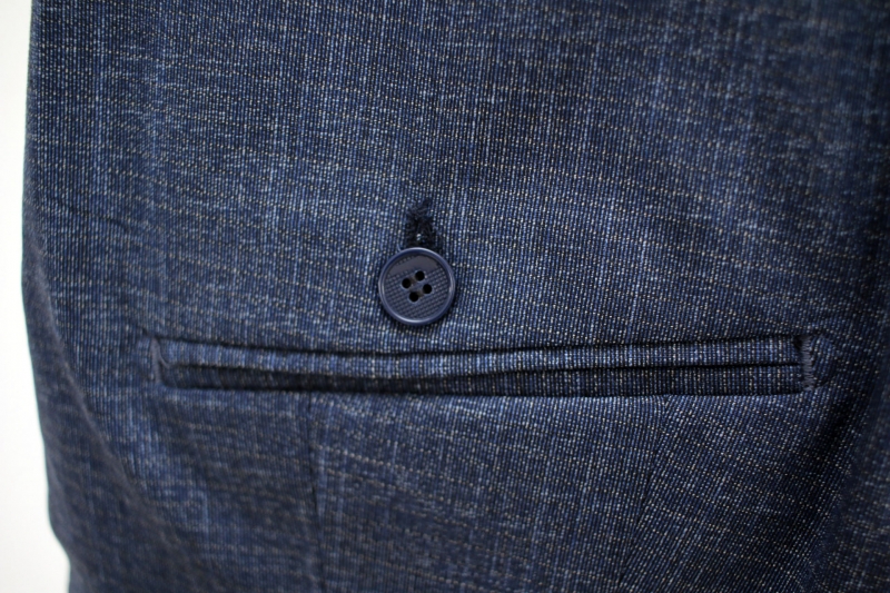 Чоловічий одяг Класичні костюми SLIM FIT М синій 80% WOOL, 20% VISCOSE K 010 BLUE AMONCE