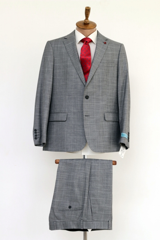 Чоловічий одяг Класичні костюми CLASSIC М сірий 80% WOOL, 20% VISCOSE 452 ROMASTER