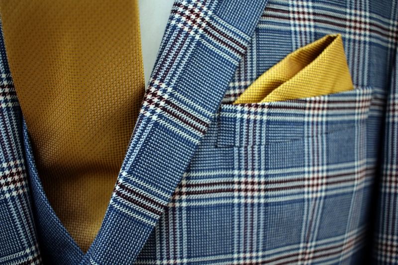 Чоловічий одяг Класичні костюми SLIM FIT М синій 80% WOOL, 20% VISCOSE 276 ROMASTER
