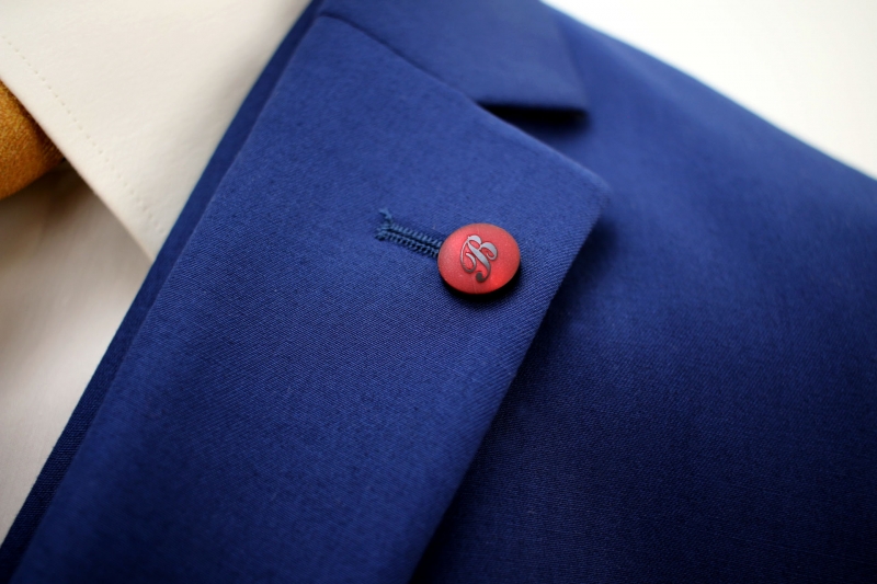Чоловічий одяг Класичні костюми SLIM FIT М синій 80% WOOL, 20% VISCOSE 854 ROMASTER