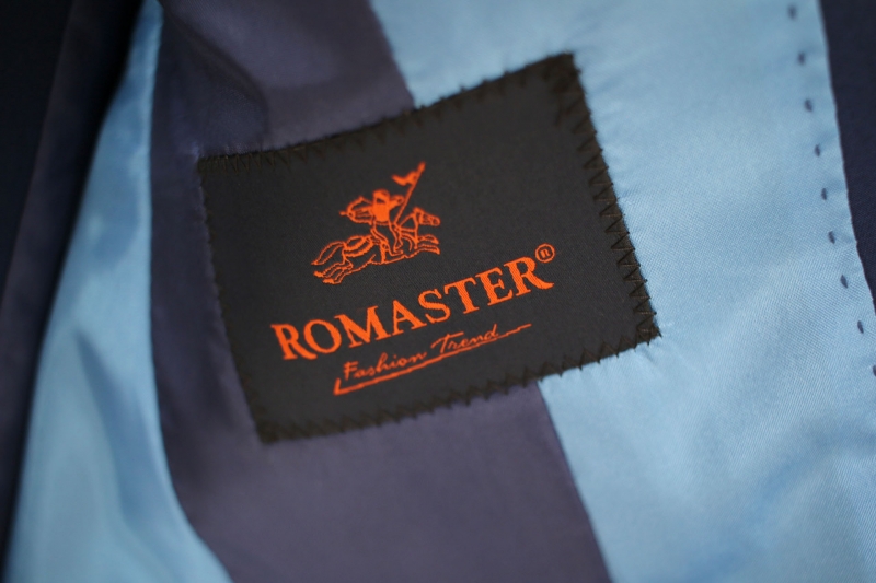 Чоловічий одяг Класичні костюми SLIM FIT М синій 80% WOOL, 20% VISCOSE 854 ROMASTER
