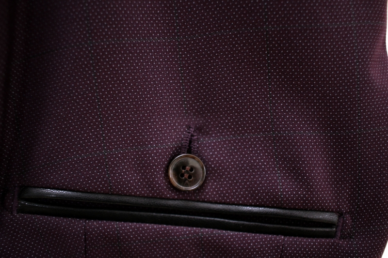 Чоловічий одяг Класичні костюми SLIM М БОРДО 65 % POLY , 35% VISKON 1436 bordo ZI.GANALI