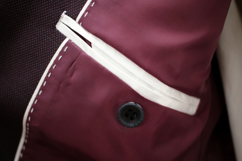 Чоловічий одяг Класичні костюми SLIM М БОРДО 65 % POLY , 35% VISKON 1436 bordo ZI.GANALI