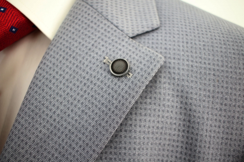 Чоловічий одяг Класичні костюми SLIM М сірий 65 % POLY , 35% VISKON E33 Light grey ZI.GANALI