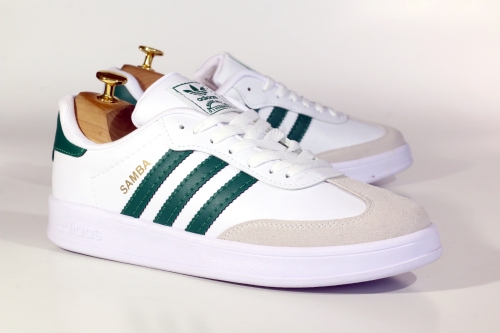 SNEAKERS ( КРОСІВКИ ) SAMBA М білий экошкіра\замш EG 4958 