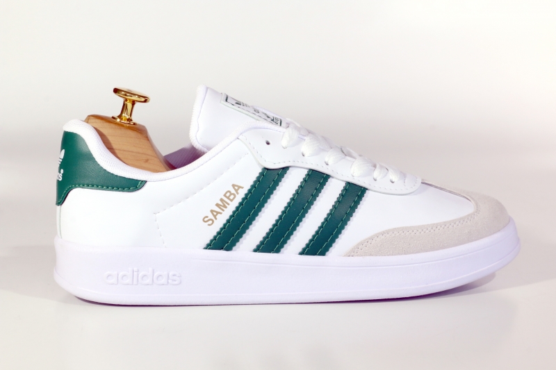 SNEAKERS ( КРОСІВКИ ) SAMBA М білий экошкіра\замш EG 4958 