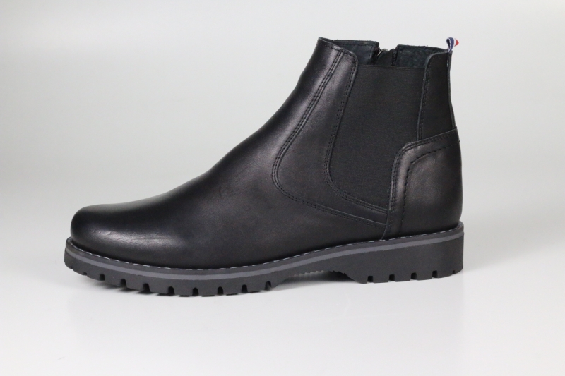 Winter boots (Черевики) натуральне хутро М чорний шкіра 962 black RIKO