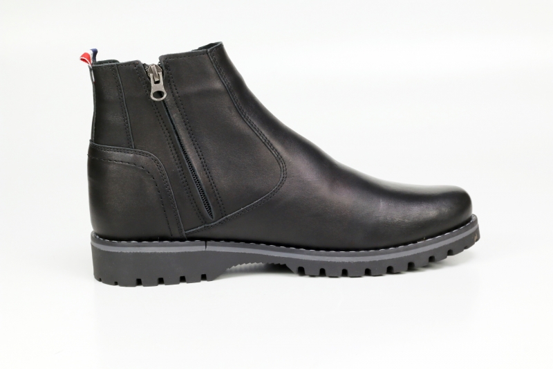 Winter boots (Черевики) натуральне хутро М чорний шкіра 962 black RIKO