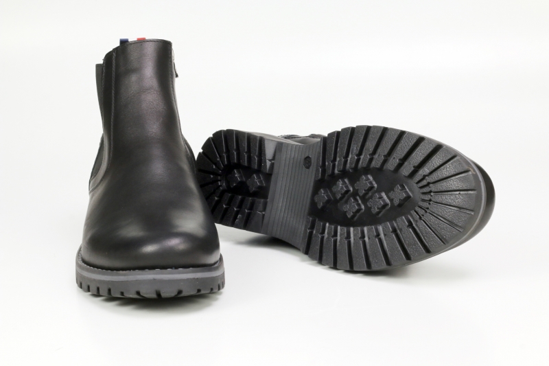 Winter boots (Черевики) натуральне хутро М чорний шкіра 962 black RIKO