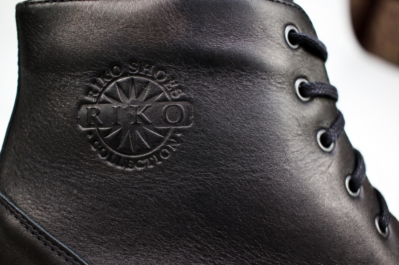 Winter boots (Черевики)  М чорний шкіра 867 black RIKO