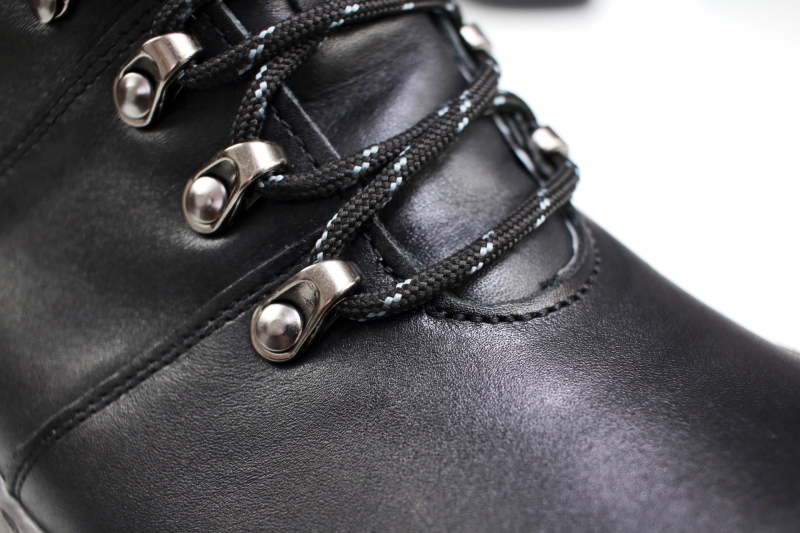 Winter boots (Черевики)  М  чорний шкіра 016-459 bllack IGUANA