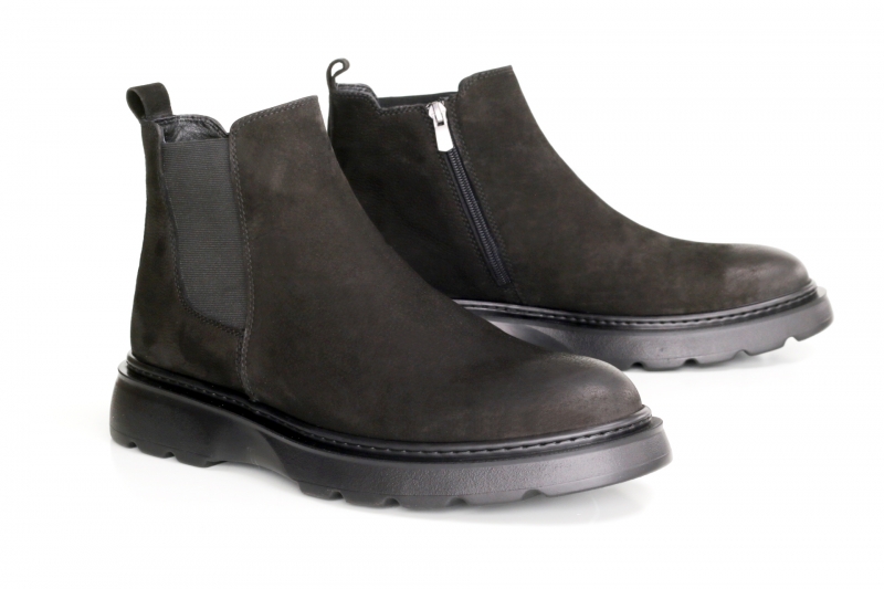 Winter boots (Черевики) байка М чорний нубук 2046-F Stingray