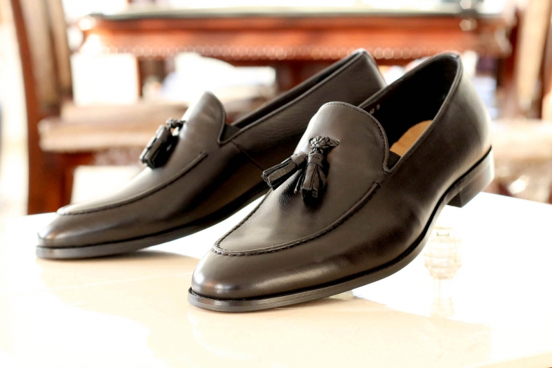 Loafers (Лофери) М чорний шкіра 21505N-25-020 NDKT-15K Cosottinni