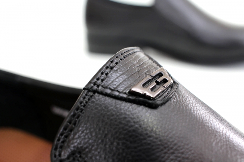 Slippers (Сліпери) М чорний шкіра D969N-115-1 BLACK Cosottinni 