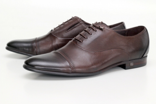 Oxfords (Оксфорди) М коричневий шкіра 21581N-04-663 coffee Cosottinni 43(р)