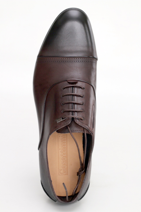 Oxfords (Оксфорди) М коричневий шкіра 21581N-04-663 coffee Cosottinni 43(р)