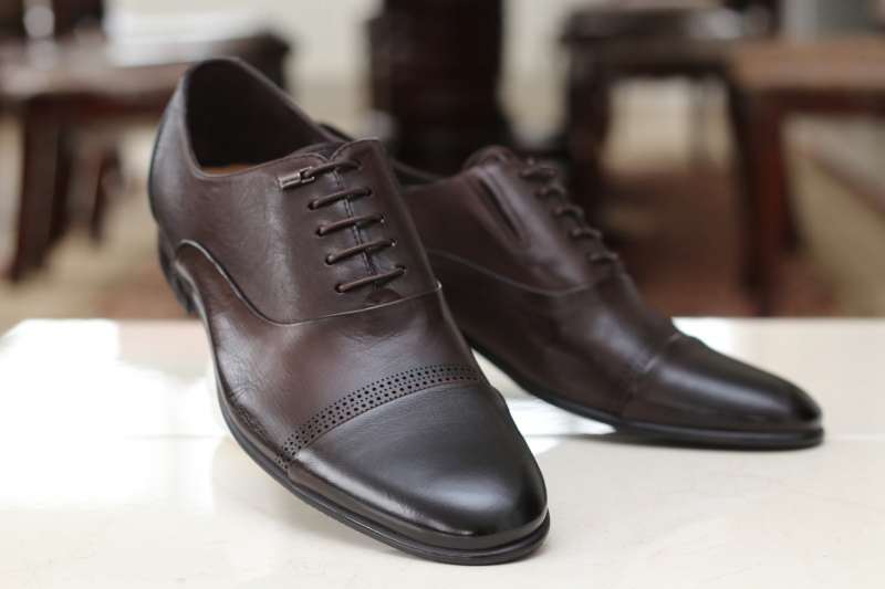 Oxfords (Оксфорди) М коричневий шкіра 21581N-04-663 coffee Cosottinni 43(р)