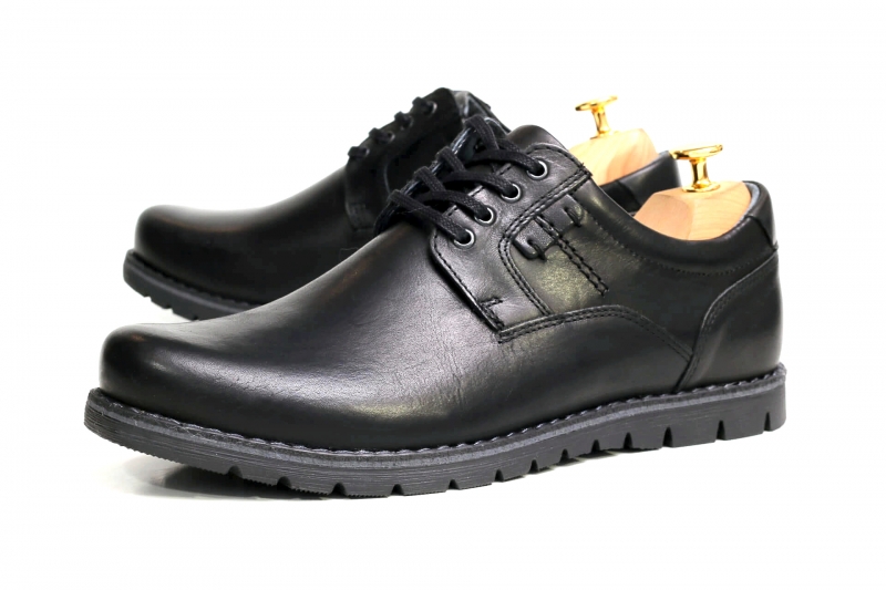 Casual (Повсякденне) М чорний шкіра 761 BLACK RIKO