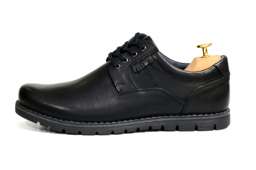 Casual (Повсякденне) М чорний шкіра 761 BLACK RIKO