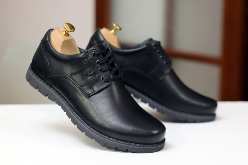 Casual (Повсякденне) М чорний шкіра 761 BLACK RIKO