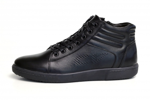 Winter boots (Черевики) натуральне хутро чорний шкіра 02-3439626-Ш CORSO VITO