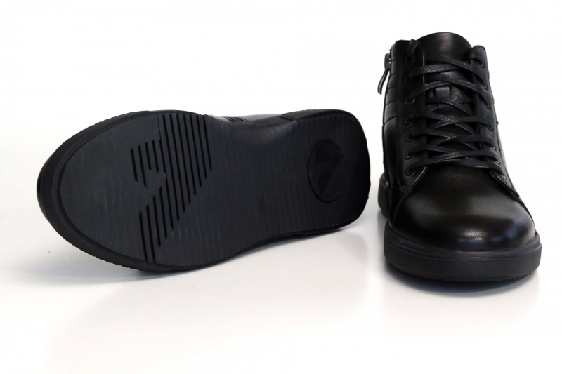 Winter boots (Черевики) натуральне хутро чорний шкіра 02-3439626-Ш CORSO VITO