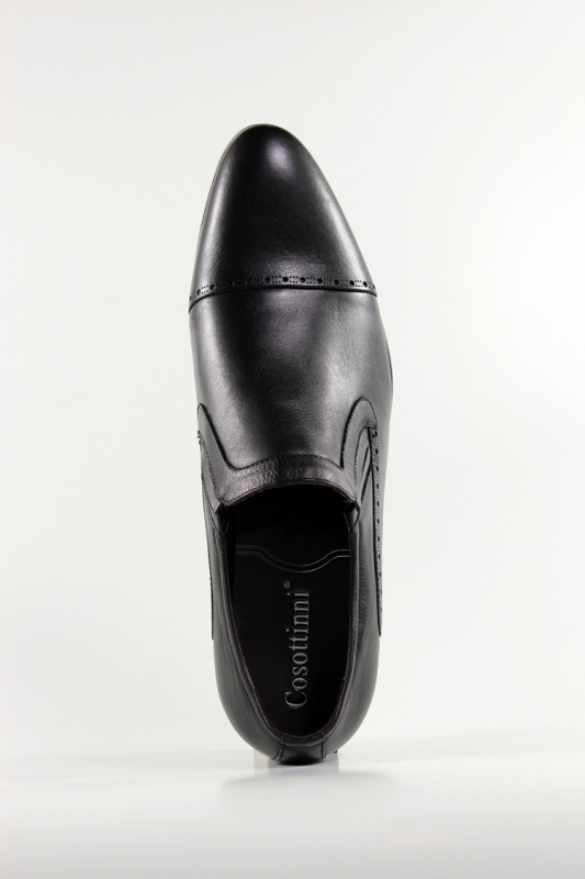 Slippers (Сліпери) М чорний шкіра 1471-08-B152 black Cosottinni 42(р)
